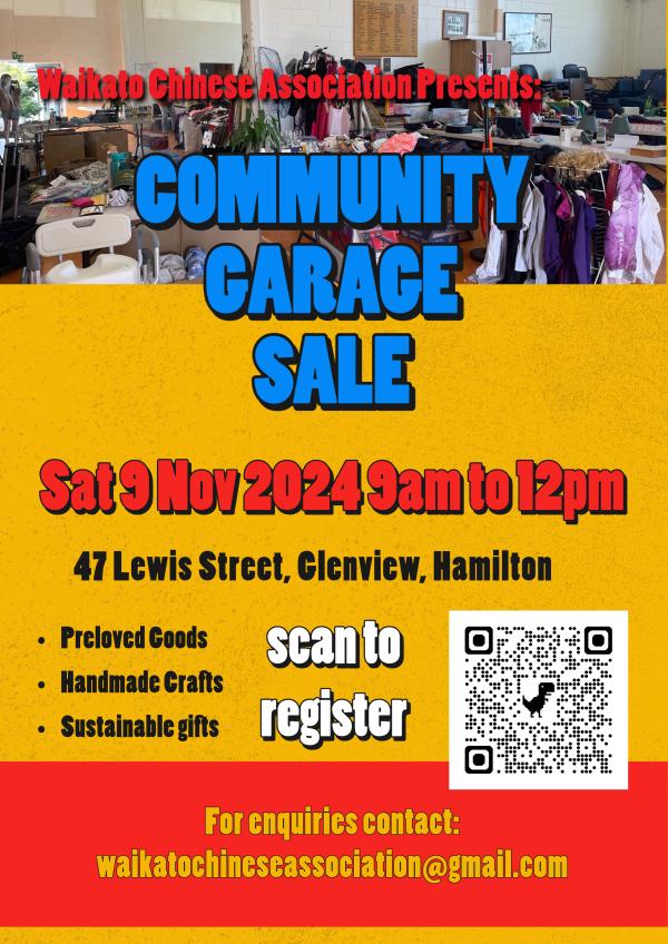 WCA Garage Sale Poster 2024
